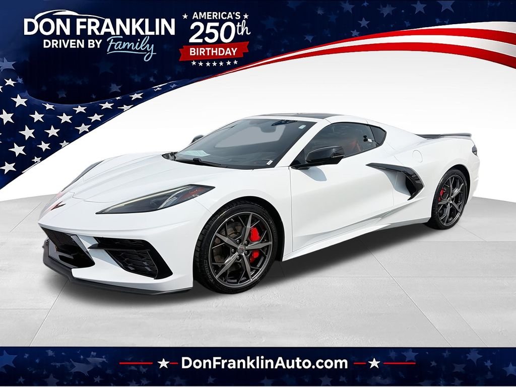 Used 2020 White Chevrolet Stingray image 1