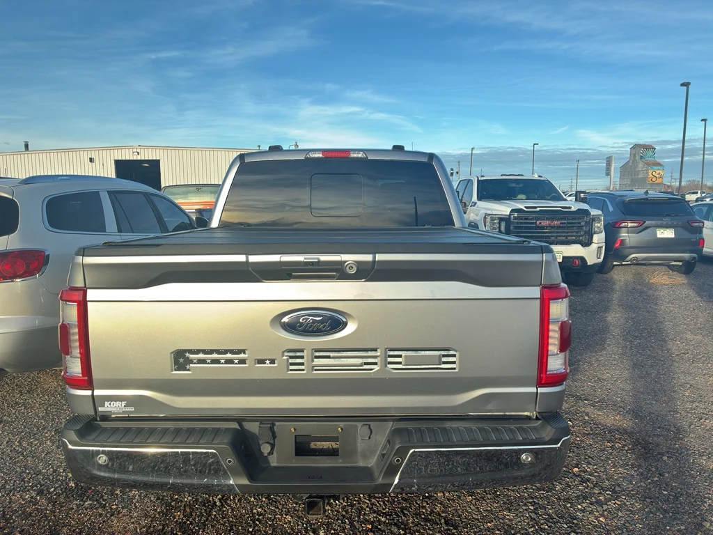 Used 2021 Iconic Silver Metallic Ford LARIAT image 7