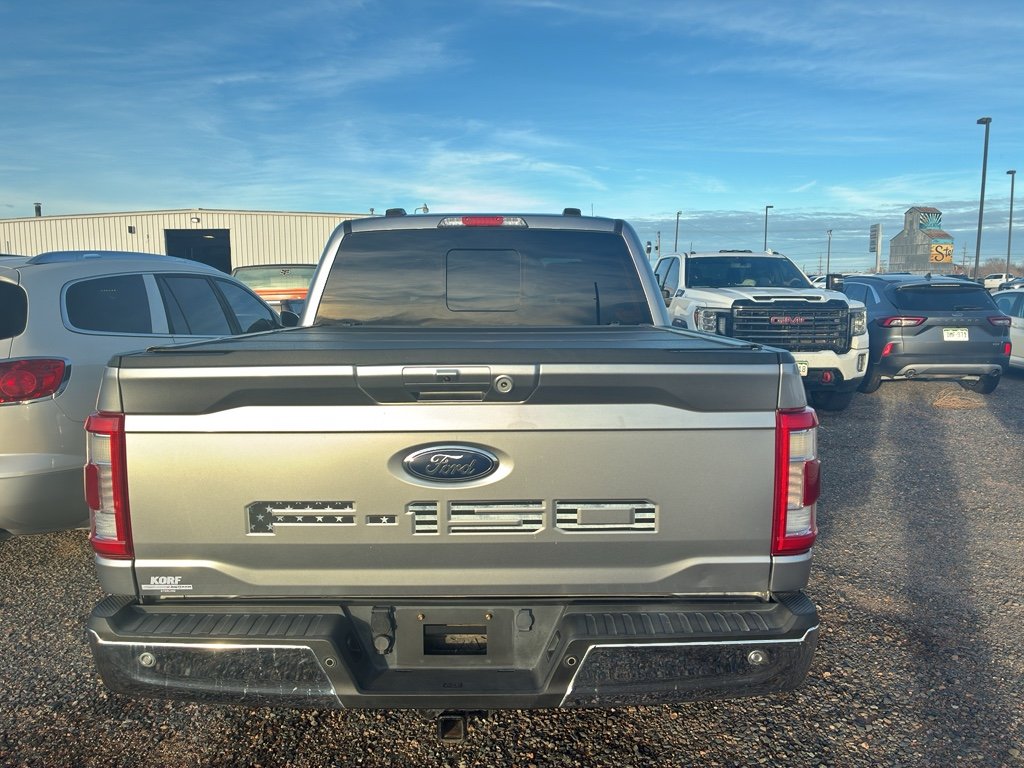 Used 2021 Iconic Silver Metallic Ford LARIAT image 7
