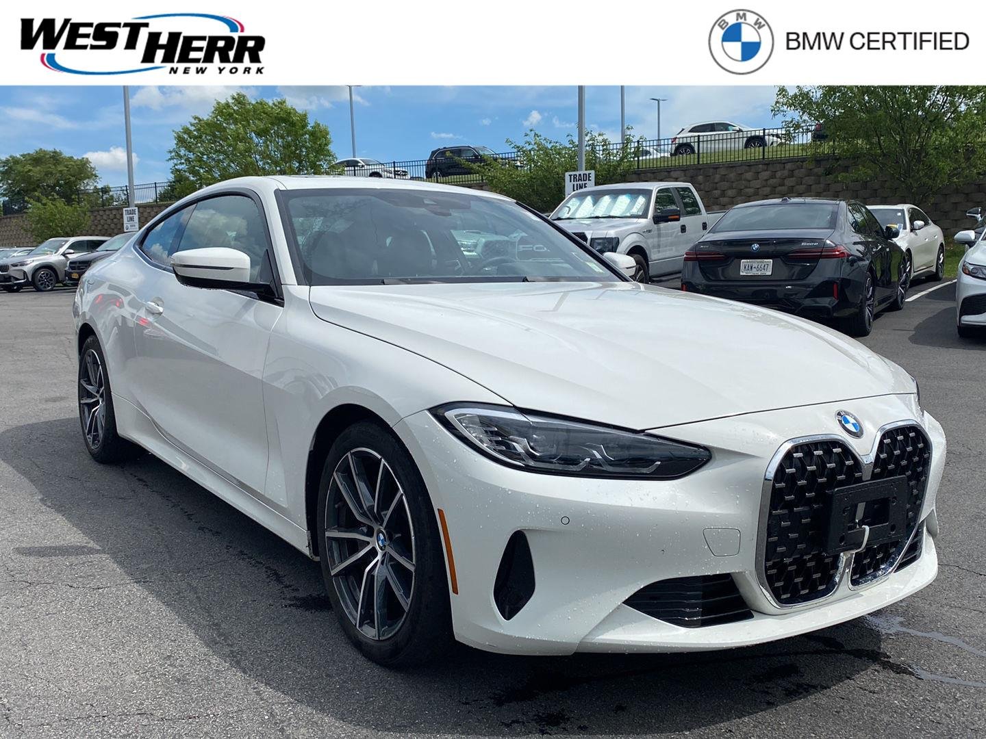 Certified Used 2023 Alpine White BMW 430i xDrive image 1