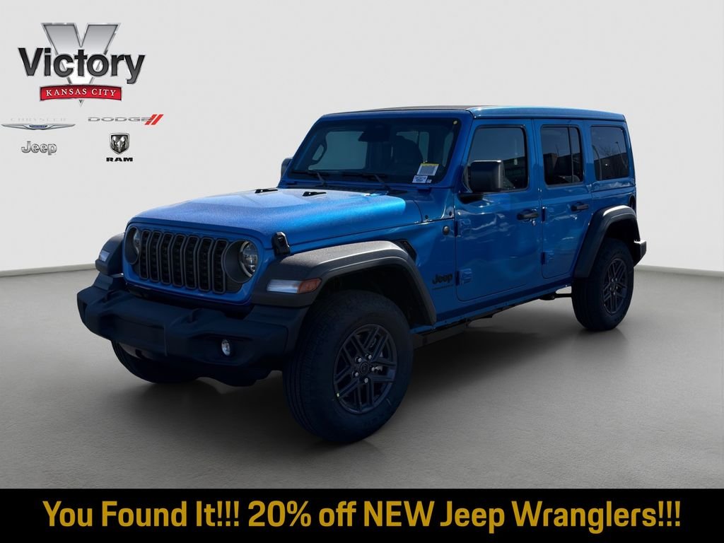 New 2026 Hydro Blue Pearl-Coat Exterior Paint Jeep Sport S image 3