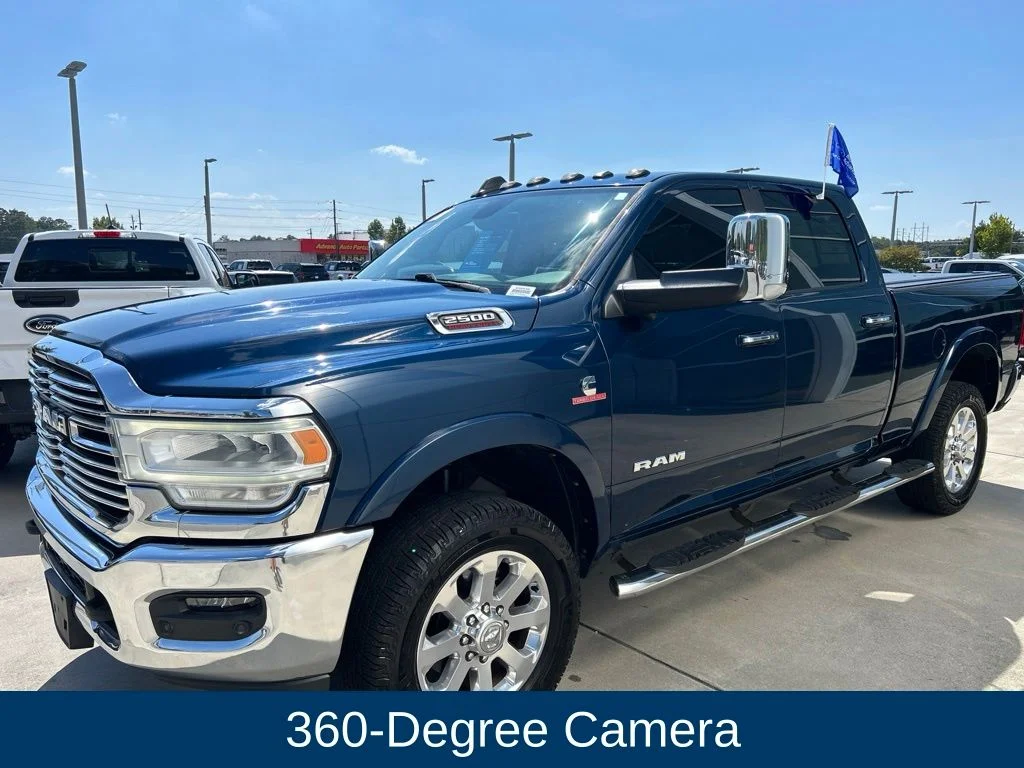 Used 2019 Patriot Blue Pearlcoat Ram Laramie image 3