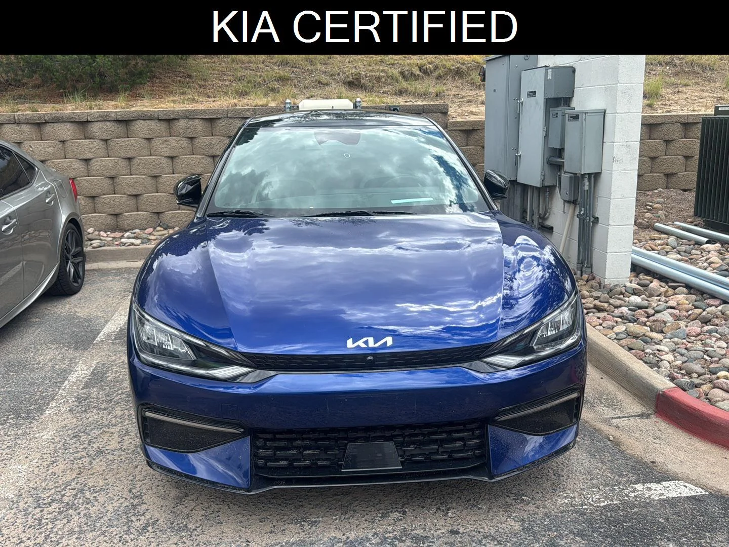 Used 2024 Yacht Blue Kia GT-Line image 1