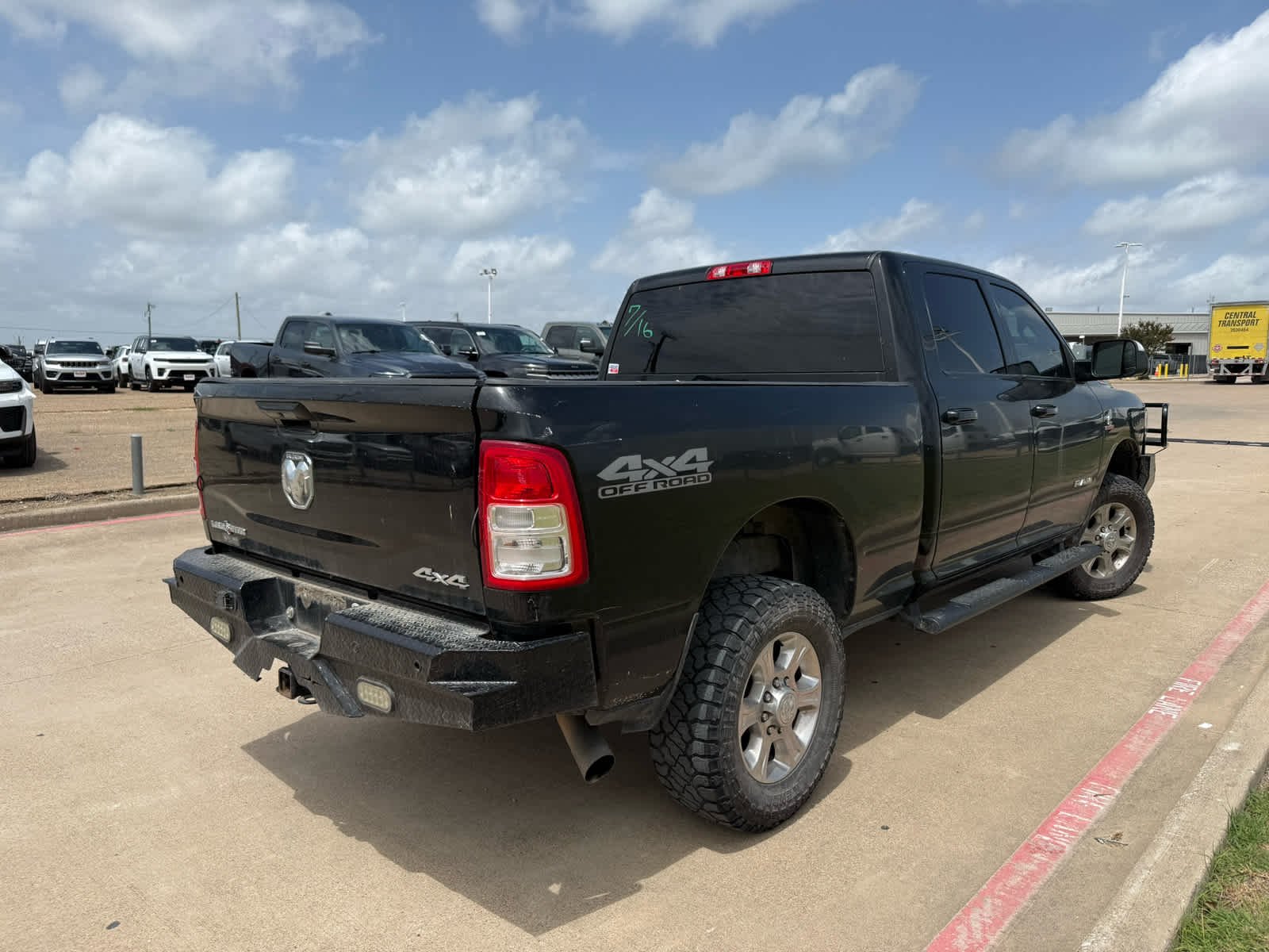Used 2021 Diamond Black Crystal Pearlcoat Ram Lone Star image 4