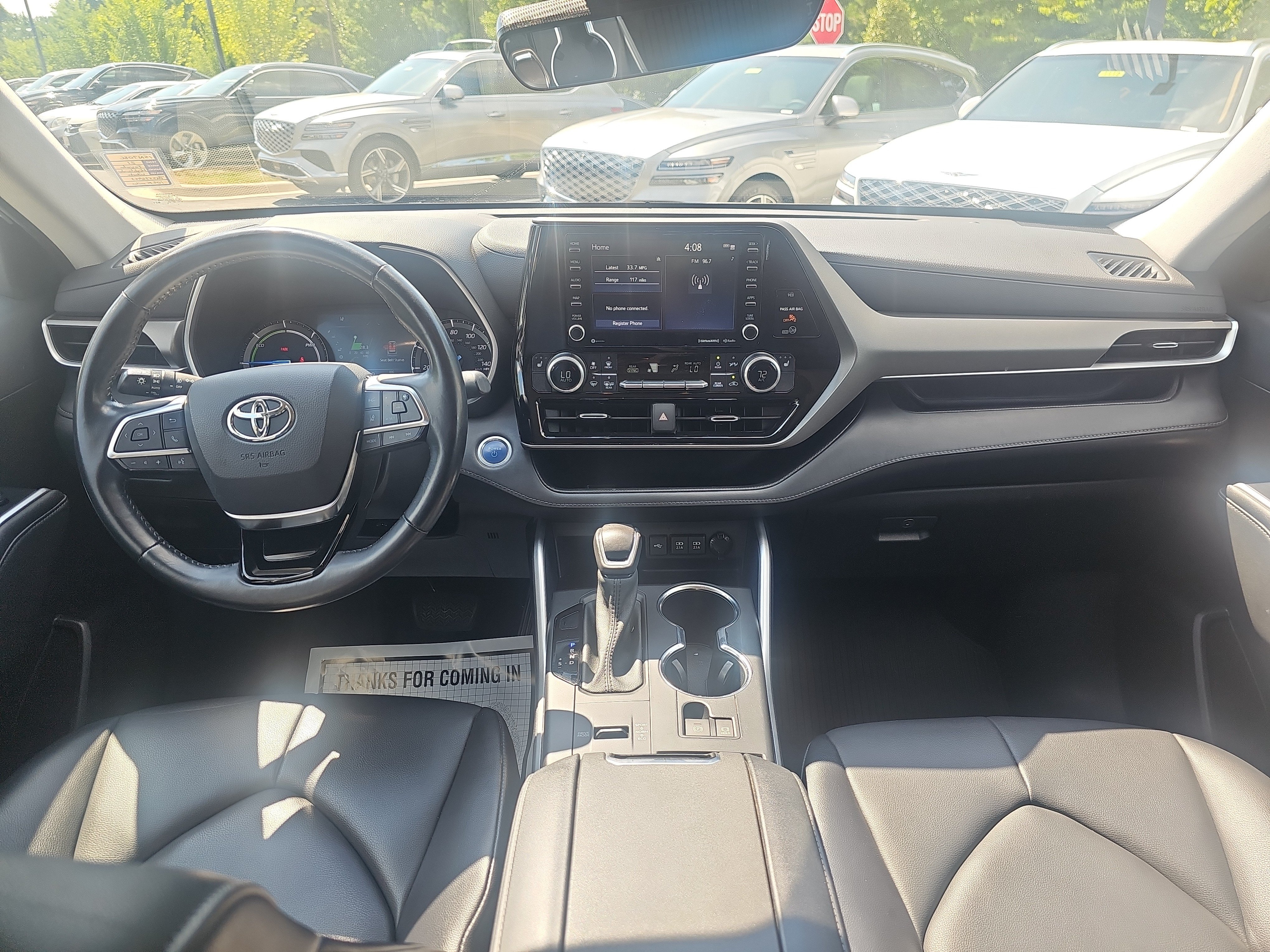 Used 2021 Blizzard Pearl Toyota Hybrid XLE image 31