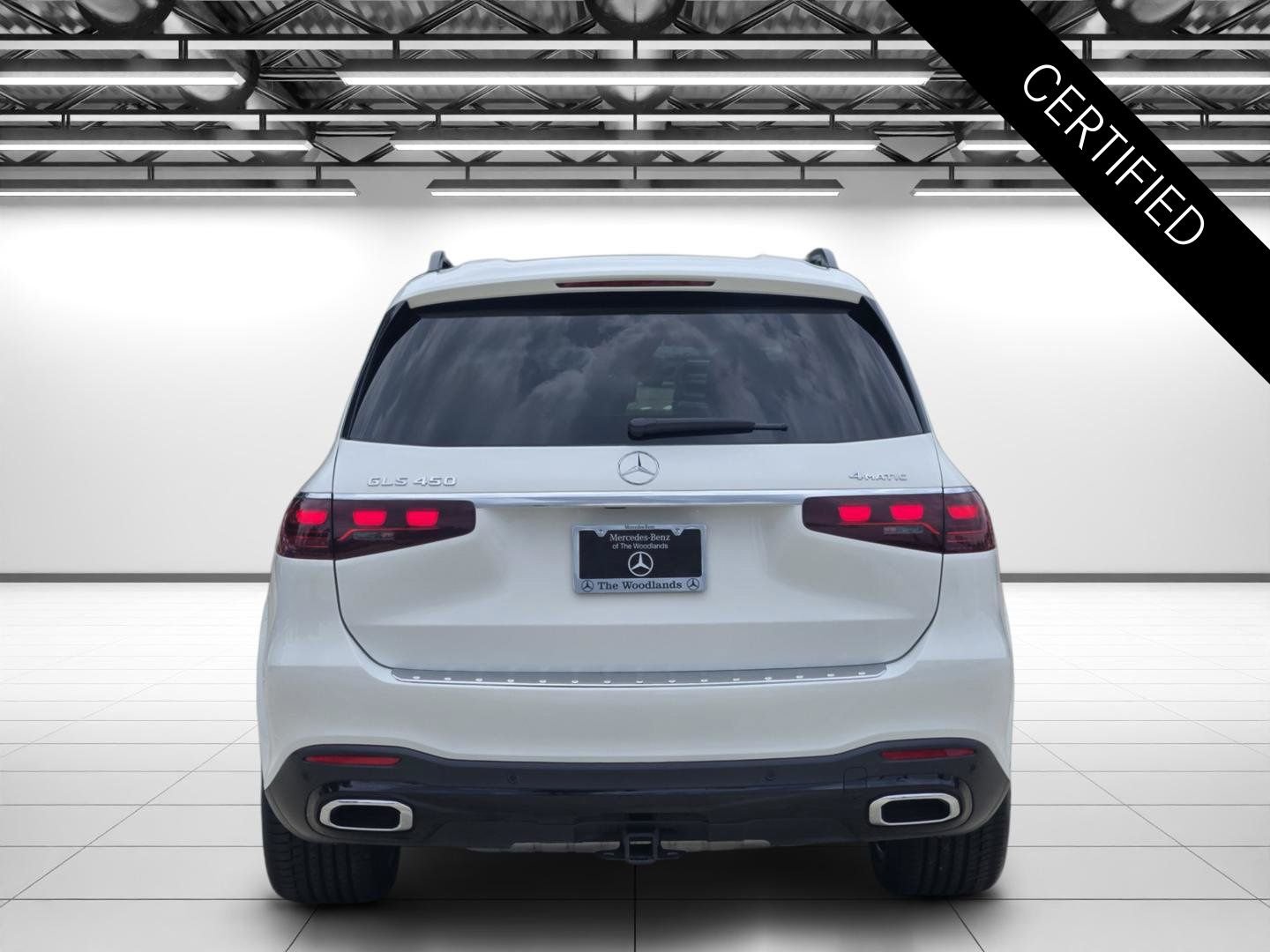 Certified Used 2024 Polar White Mercedes-Benz GLS 450 image 8