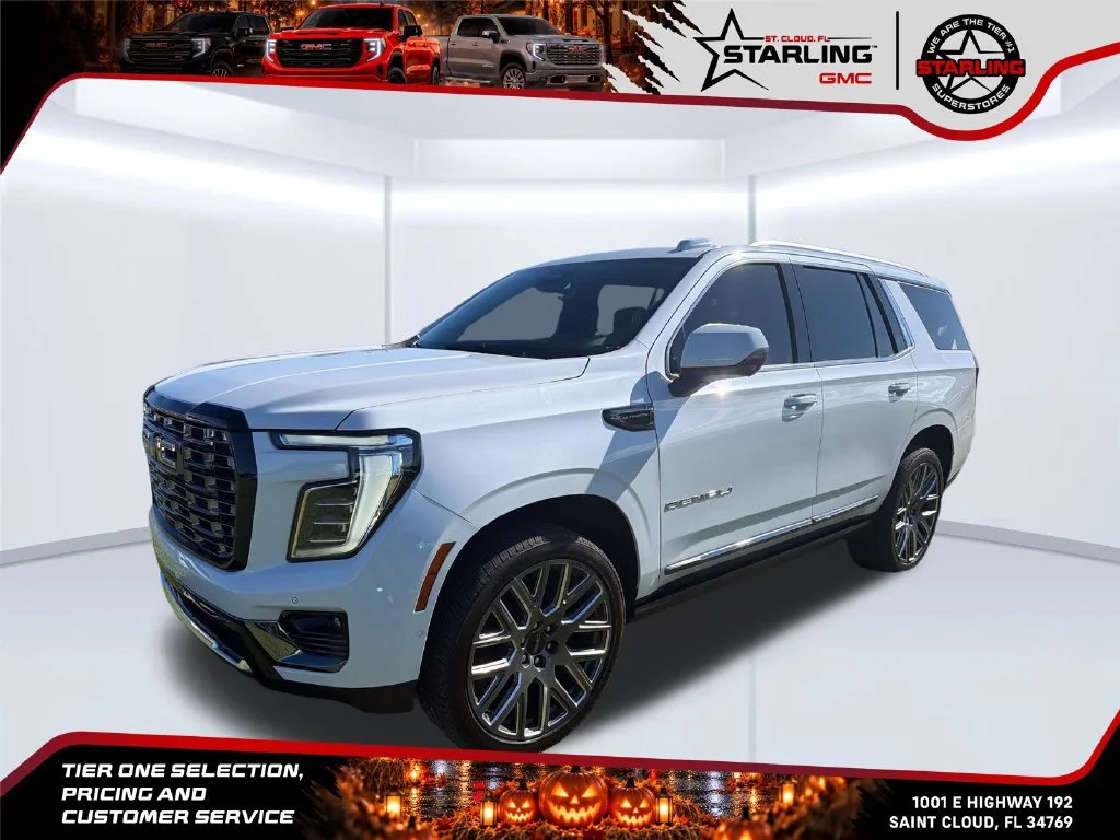Used 2026 Glacier White Tricoat GMC Denali Ultimate image 1
