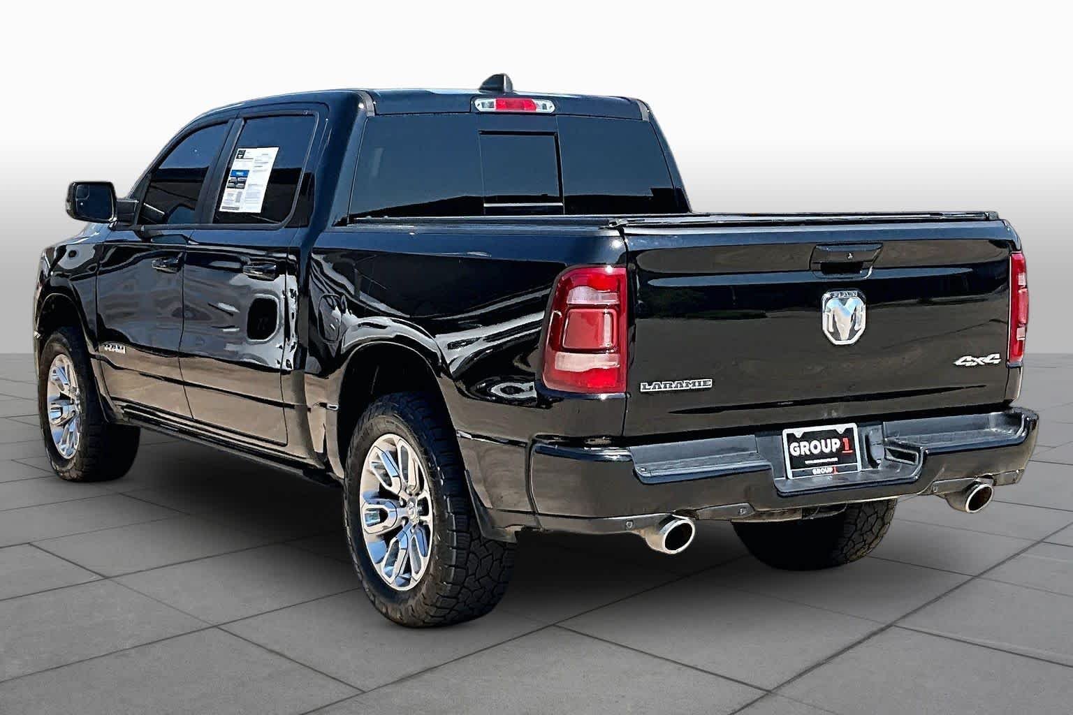 Used 2023 Diamond Black Crystal Pearlcoat Ram Laramie image 7