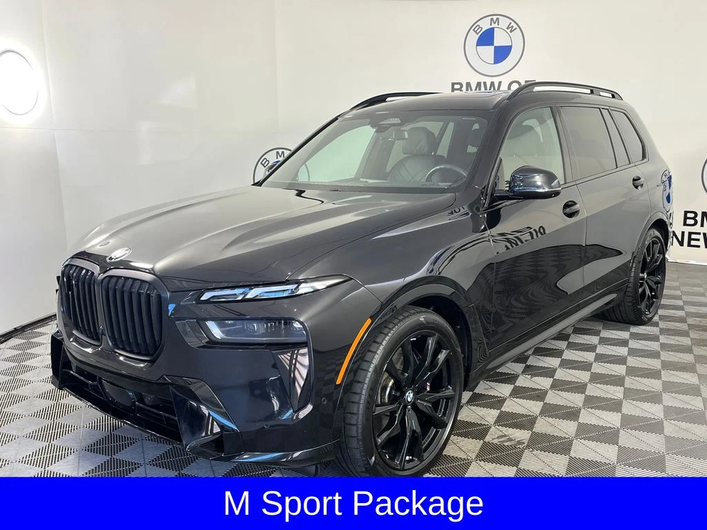 Certified Used 2025 Black Sapphire Metallic BMW xDrive40i image 3