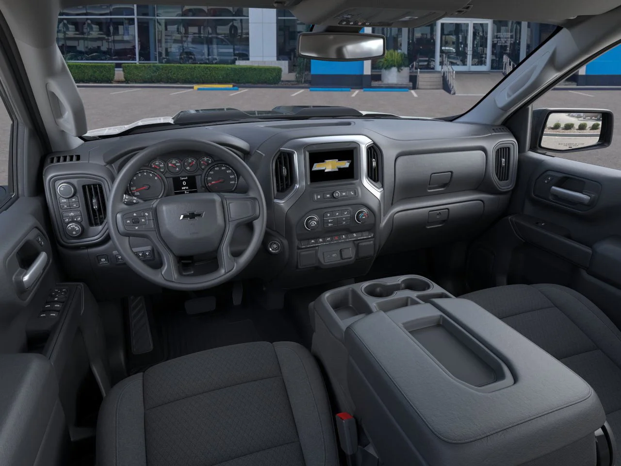 2026 Chevrolet Silverado 1500 Custom Trail Boss White at Classic Elite Chevrolet Sugar Land