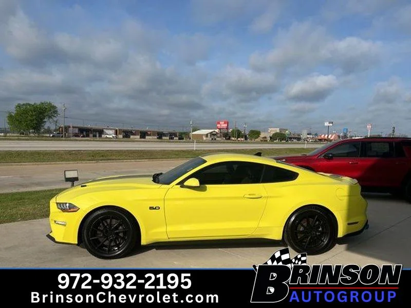 Used 2021 Yellow Ford GT Fastback image 4