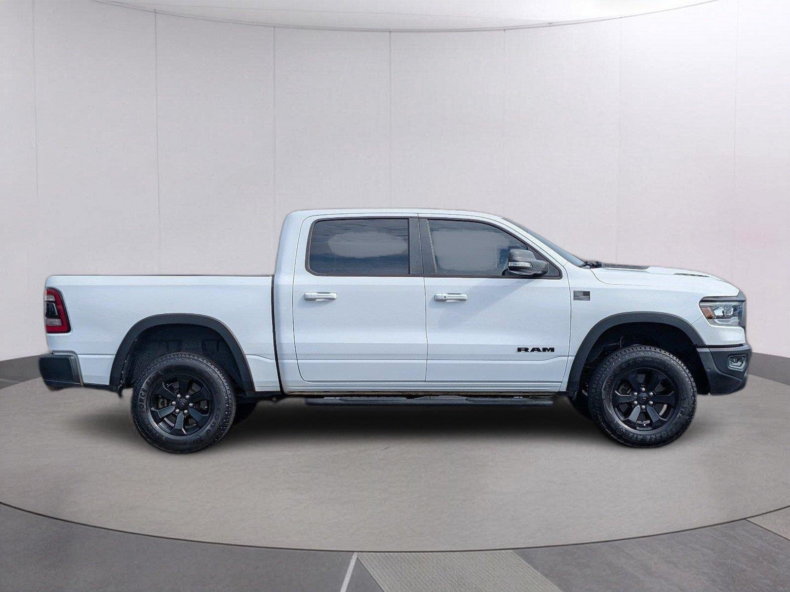 Used 2021 Bright White Clearcoat Ram Rebel image 8