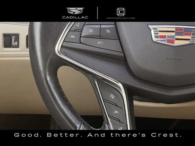 Used 2019 Crystal White Tricoat CADILLAC Luxury FWD image 12