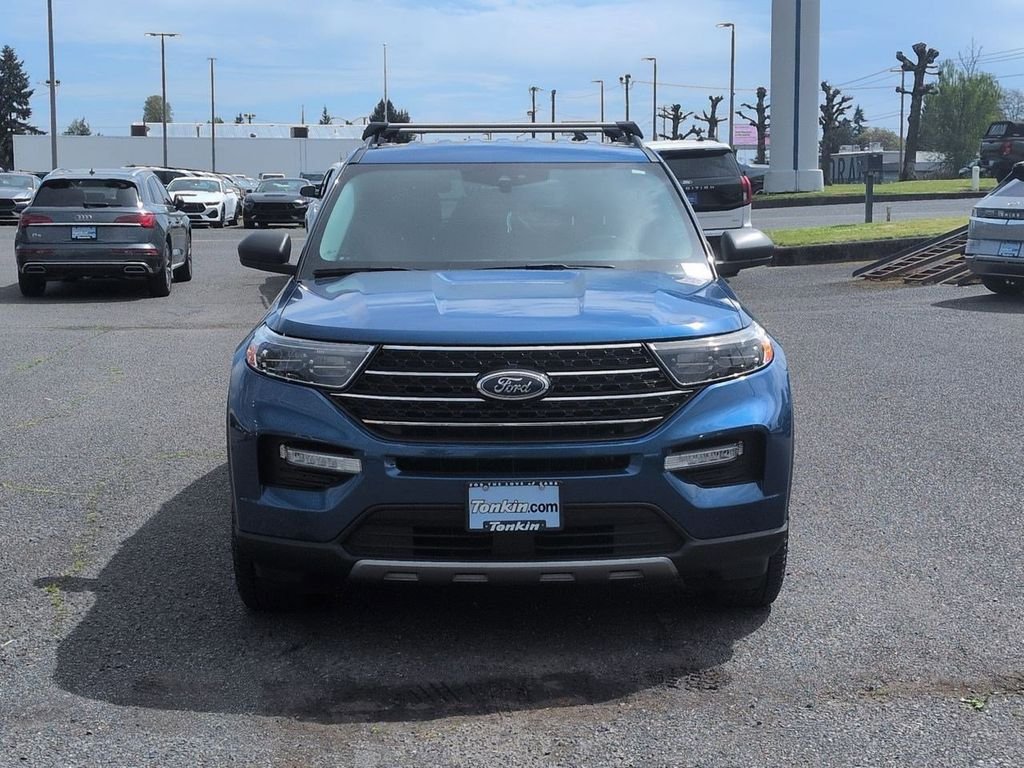 Used 2021 Blue Metallic Ford XLT image 8