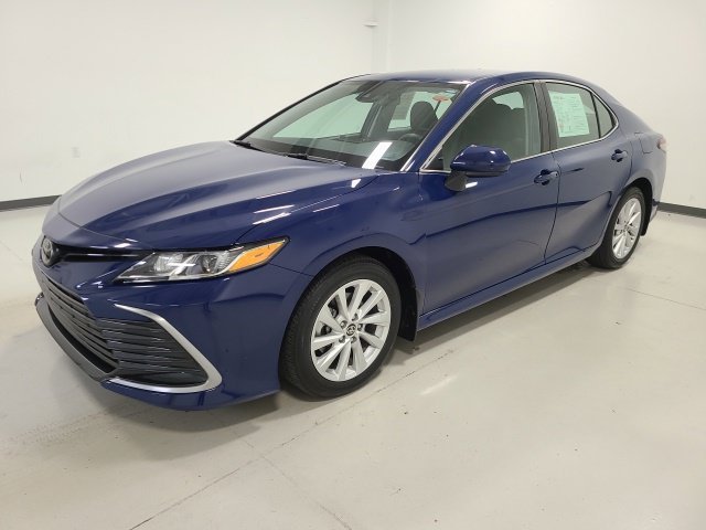 Certified Used 2024 Reservoir Blue Toyota LE image 3