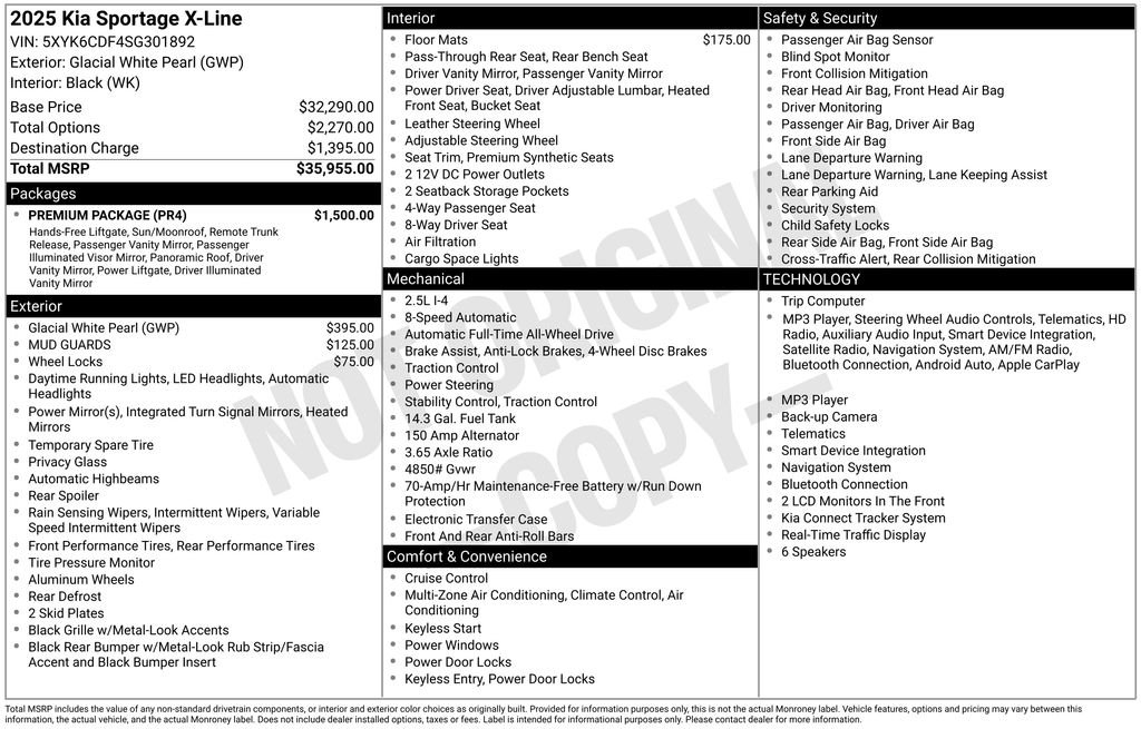 Used 2025 White Kia X-Line image 3