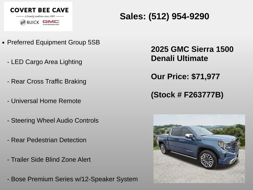 Used 2025 Blue GMC Denali Ultimate image 36