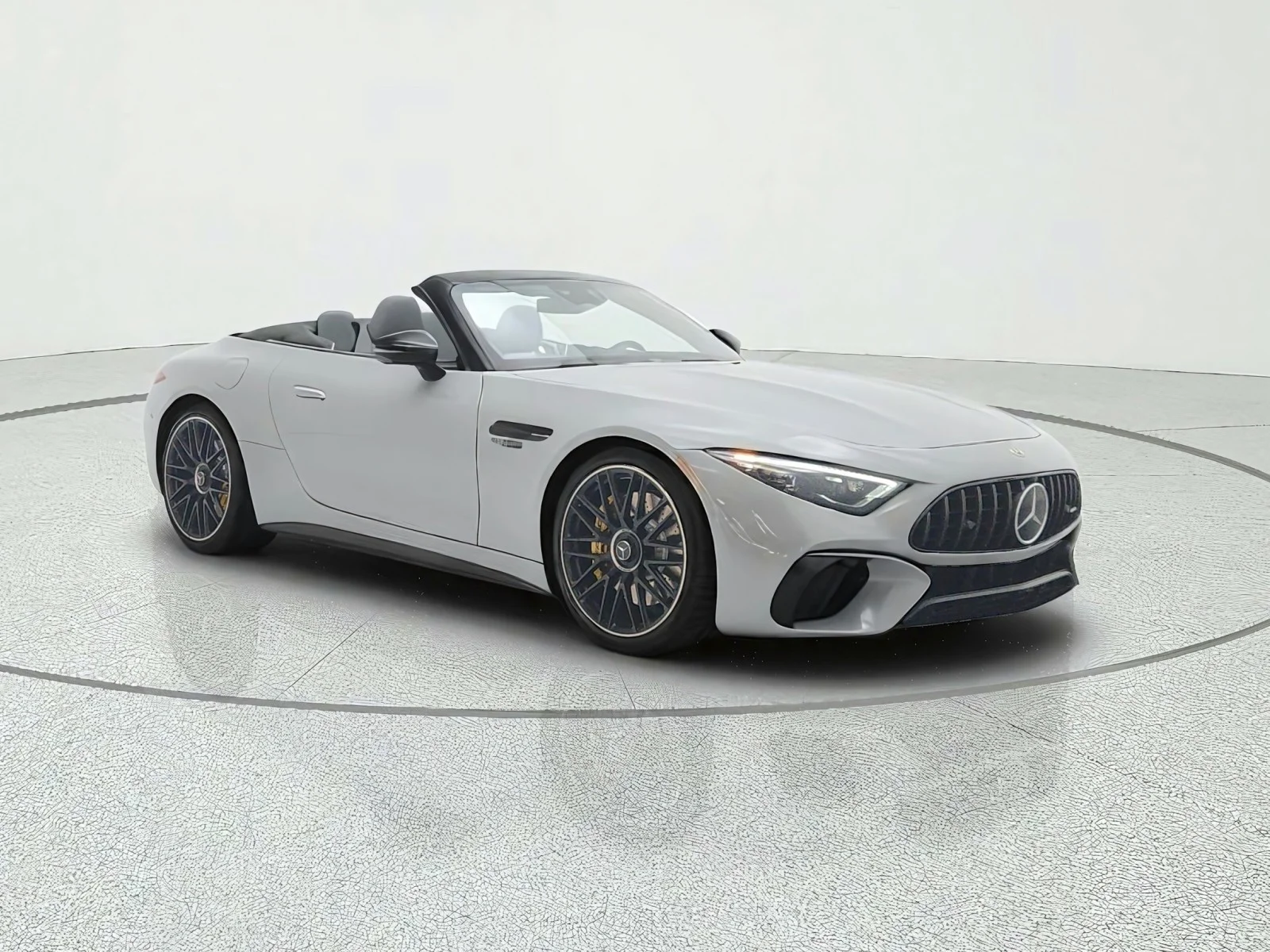 Certified Used 2022 MANUFAKTUR Alpine Grey Mercedes-Benz AMG® SL 55 Roadster image 3