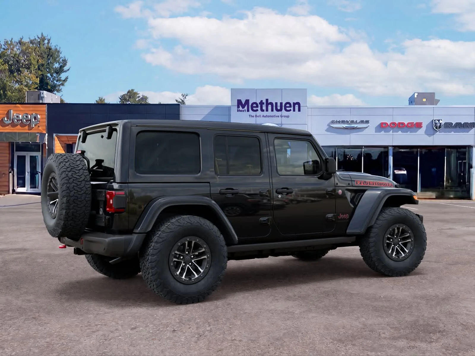New 2027 Black Clearcoat Jeep Rubicon X image 4