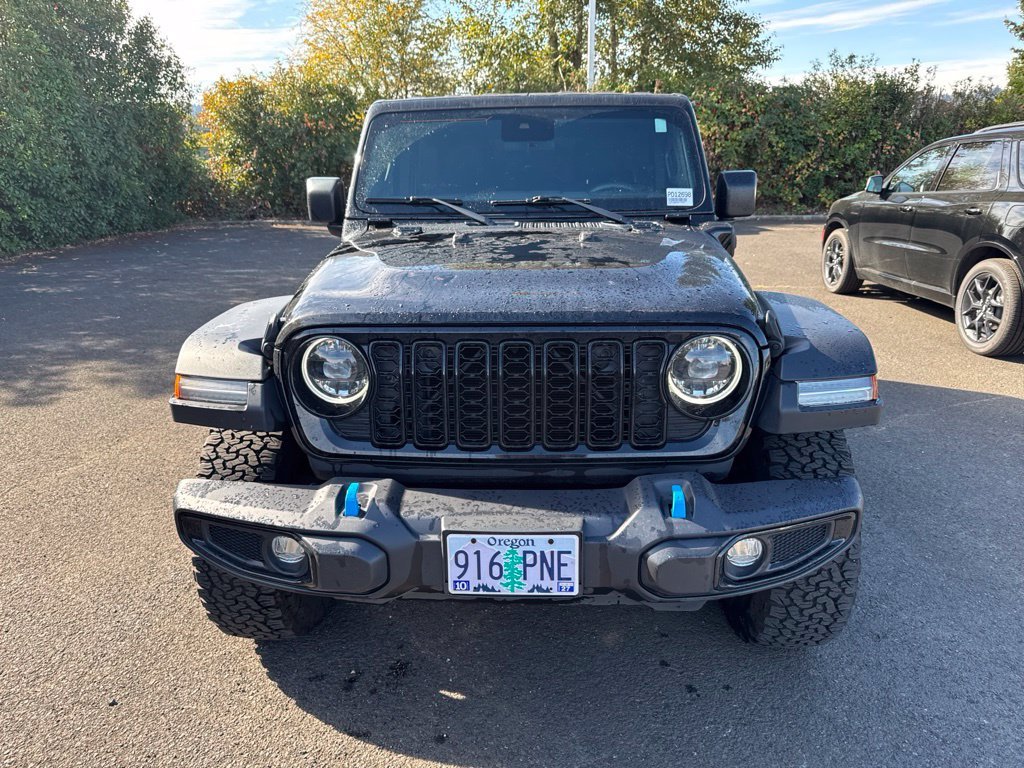 Used 2024 Black Clearcoat Jeep Willys 4xe image 2