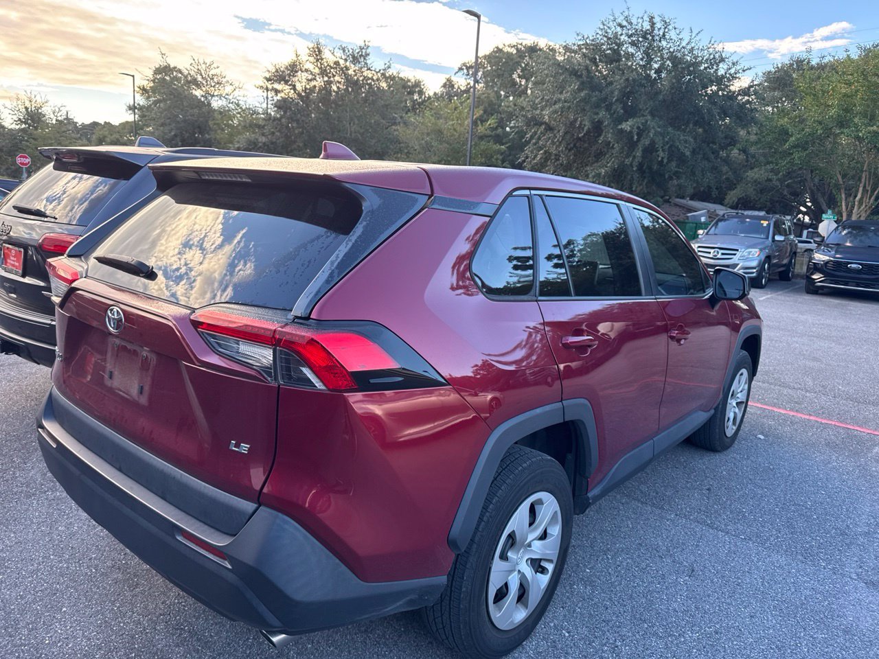 Used 2023 Red Toyota LE image 7