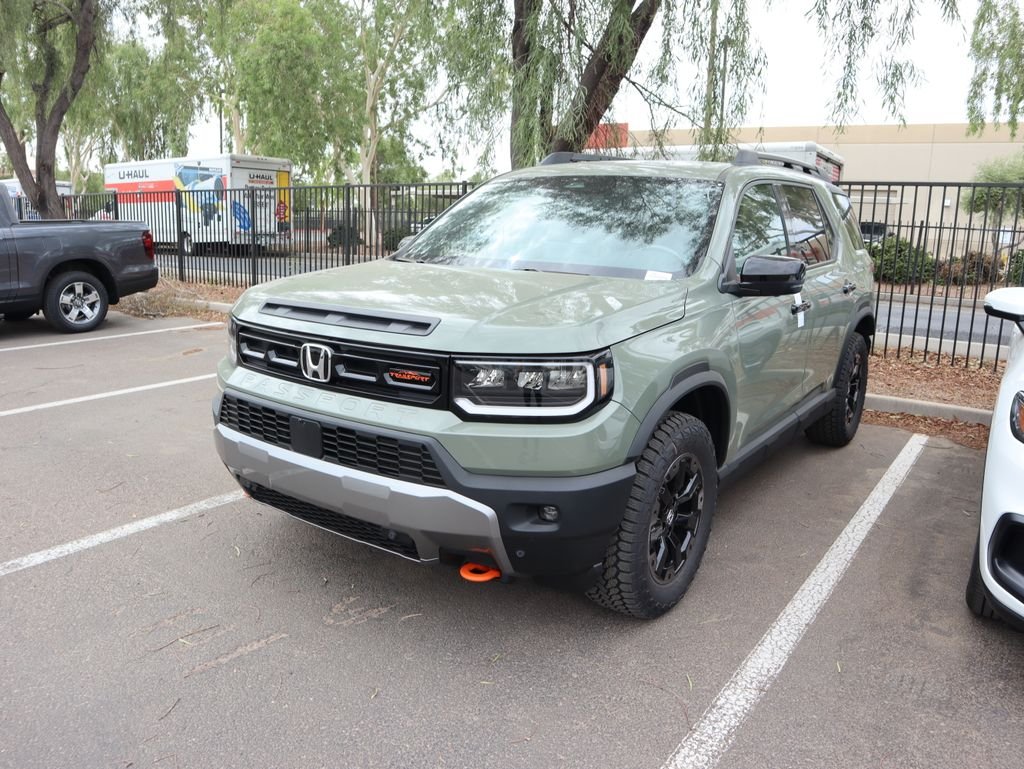 New 2026 Ash Green Metallic Honda TrailSport Elite image 1