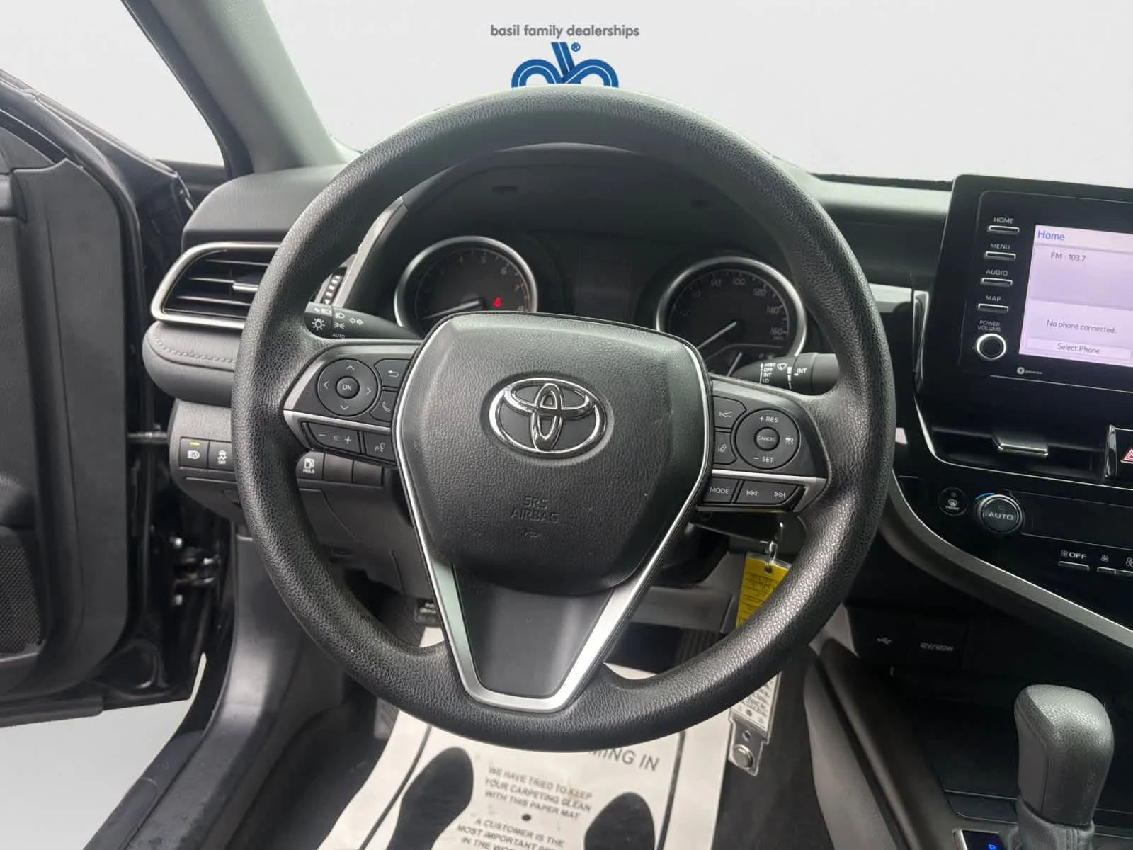 Used 2023 Midnight Black Metallic Toyota LE image 11