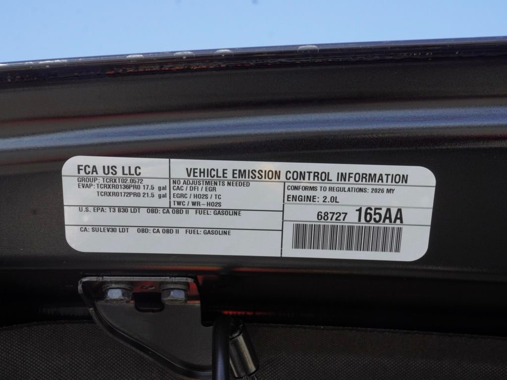 New 2026 Black Clearcoat Jeep Sport image 29