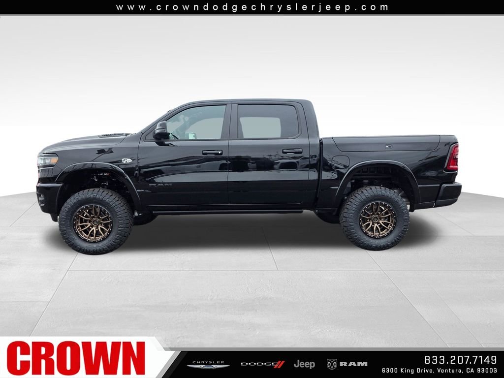 New 2026 Diamond Black Crystal Pearl-Coat Exterior Paint RAM Laramie image 8