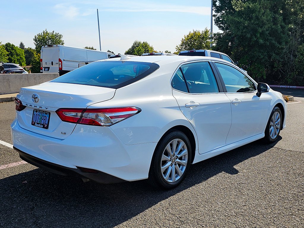 Used 2020 Super White Toyota LE image 7