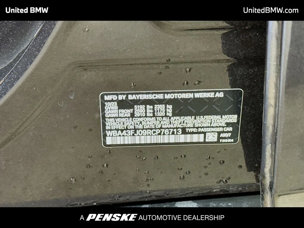 Certified Used 2024 Dark Graphite BMW 530i image 15