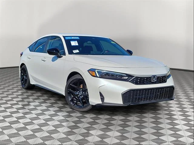 Certified Used 2026 Platinum White Pearl Honda Sport image 1