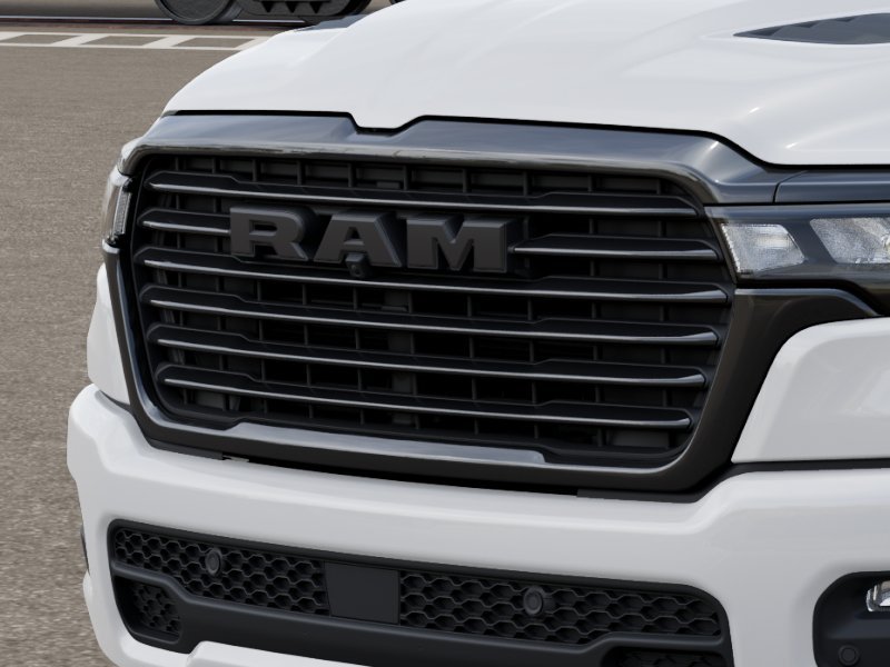 New 2027 Bright White Clear-Coat Exterior Paint RAM Laramie Crew Cab 5