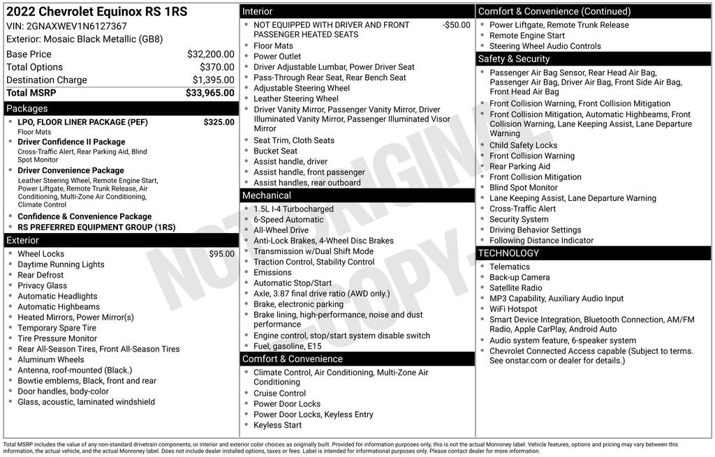 2022 Chevrolet Equinox RS - Photo 41