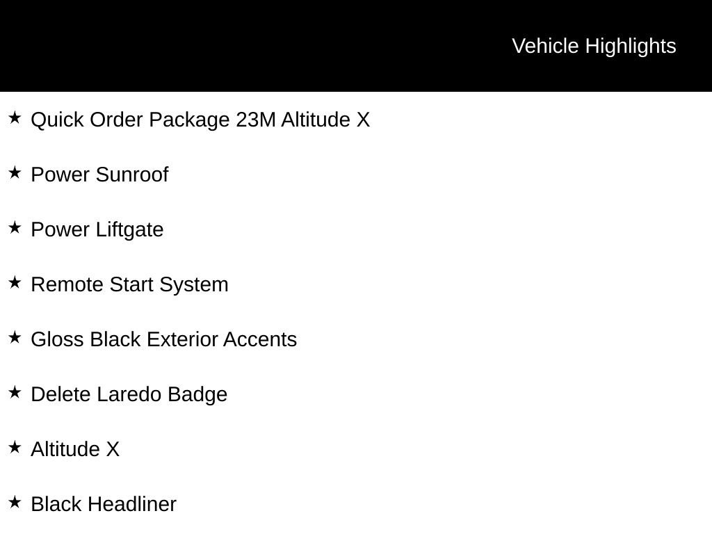 Used 2025 White Jeep Altitude X image 5