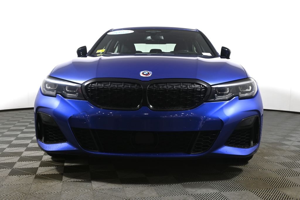 Used 2022 Blue Metallic BMW M340i xDrive image 10