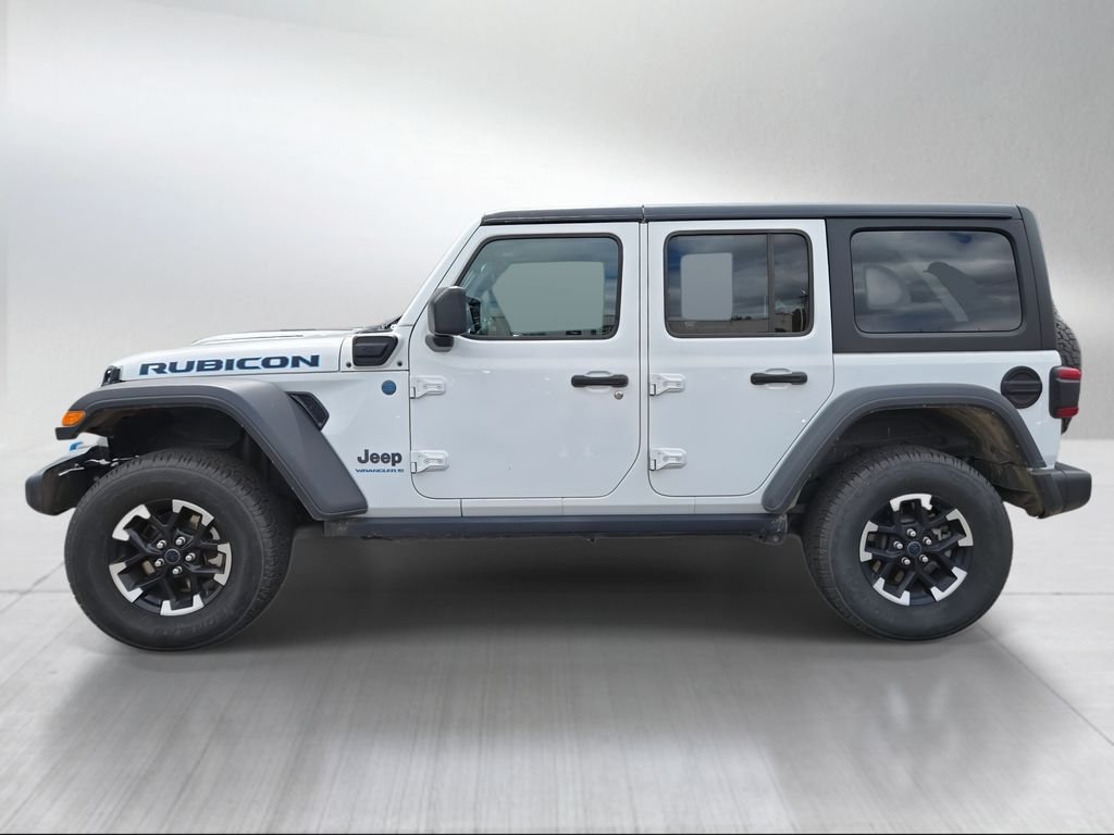 Used 2024 Bright White Clearcoat Jeep Rubicon 4xe image 6