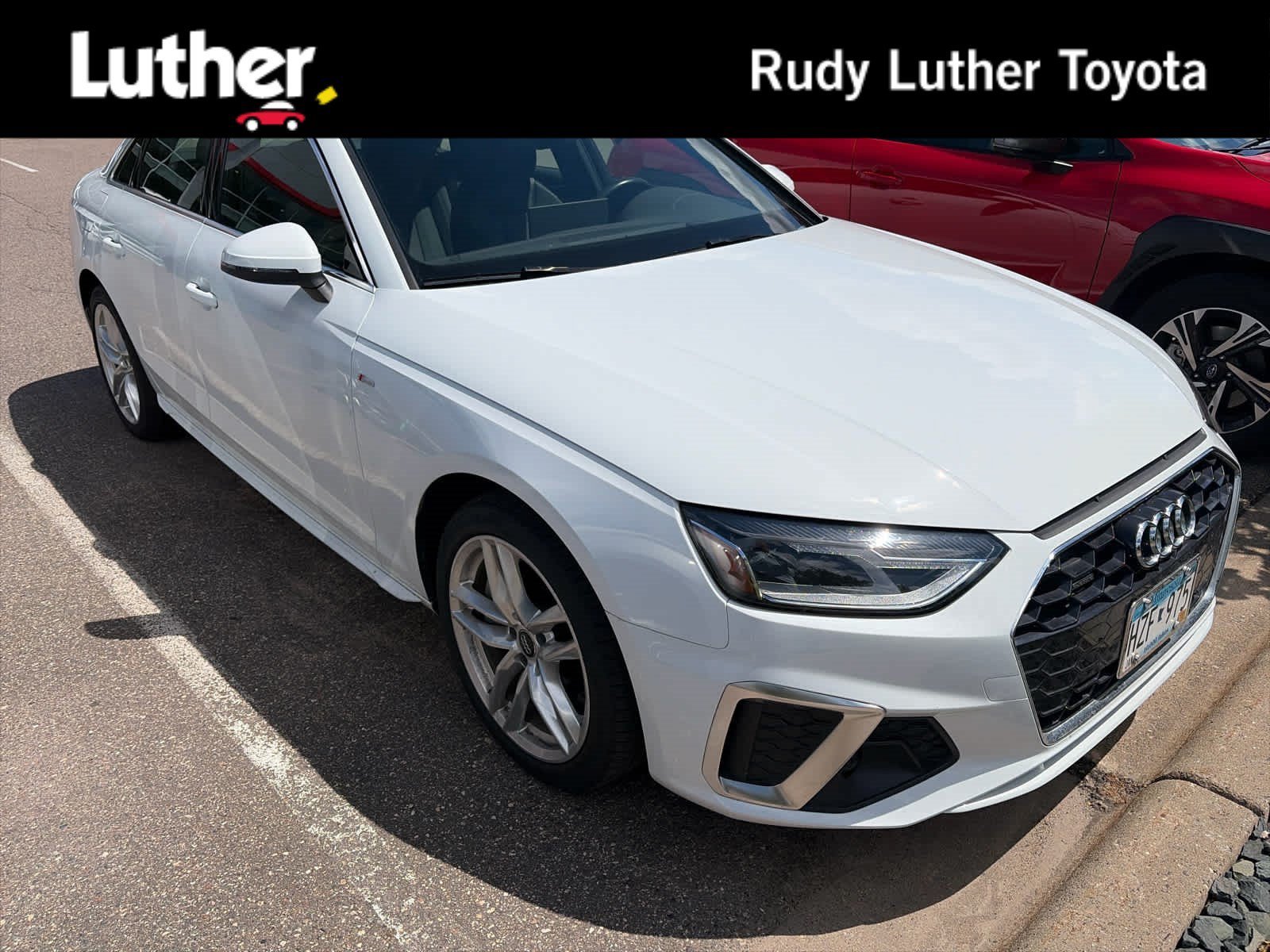 Used 2020 Glacier White Metallic Audi Premium image 1