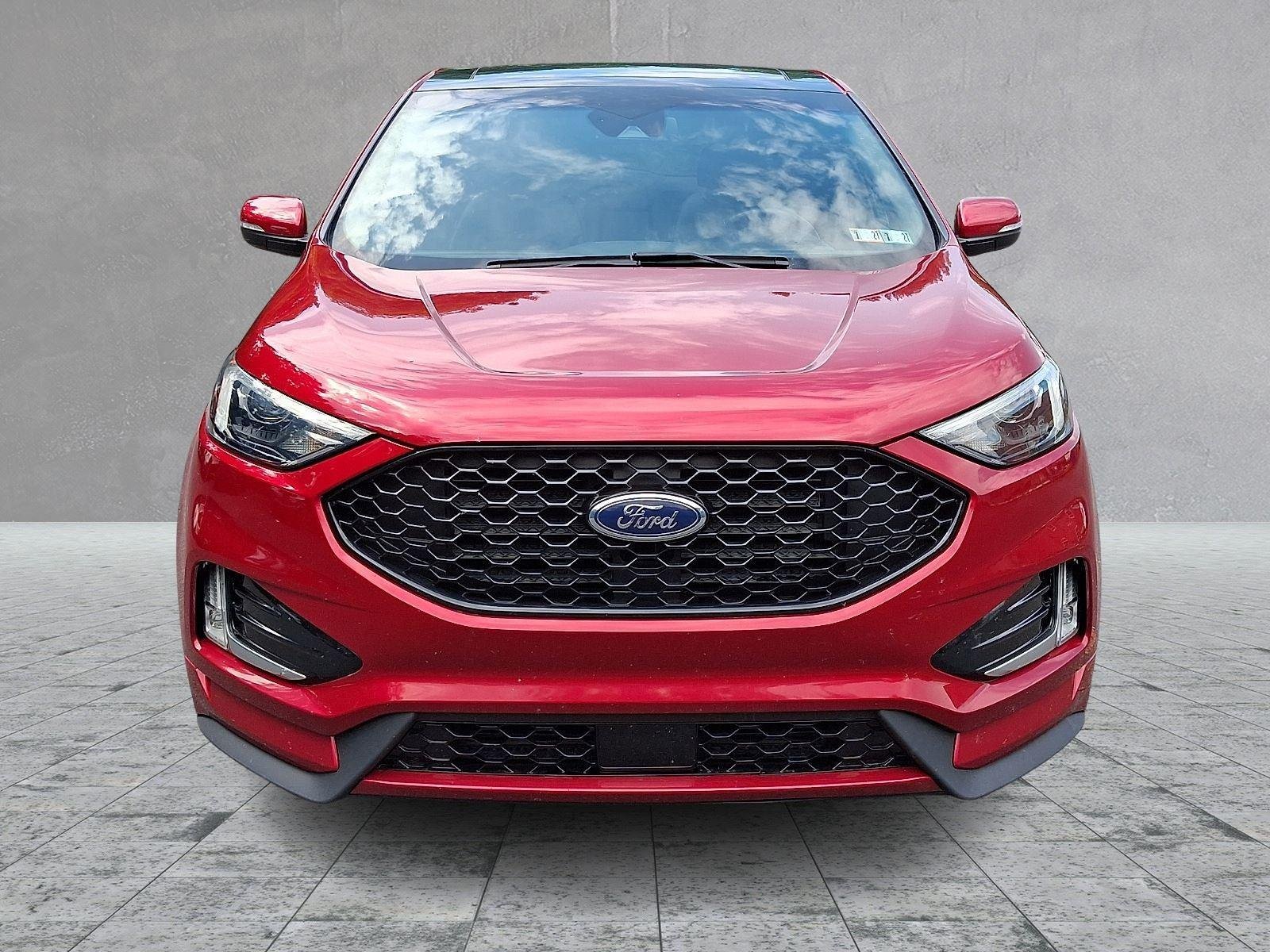 Used 2020 Rapid Red Metallic Tinted Clearcoat FORD ST LINE image 2