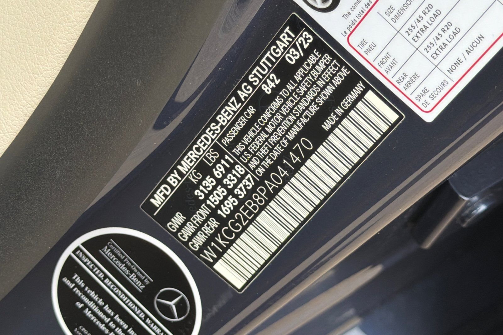 Certified Used 2023 Blue Mercedes-Benz 450 image 37