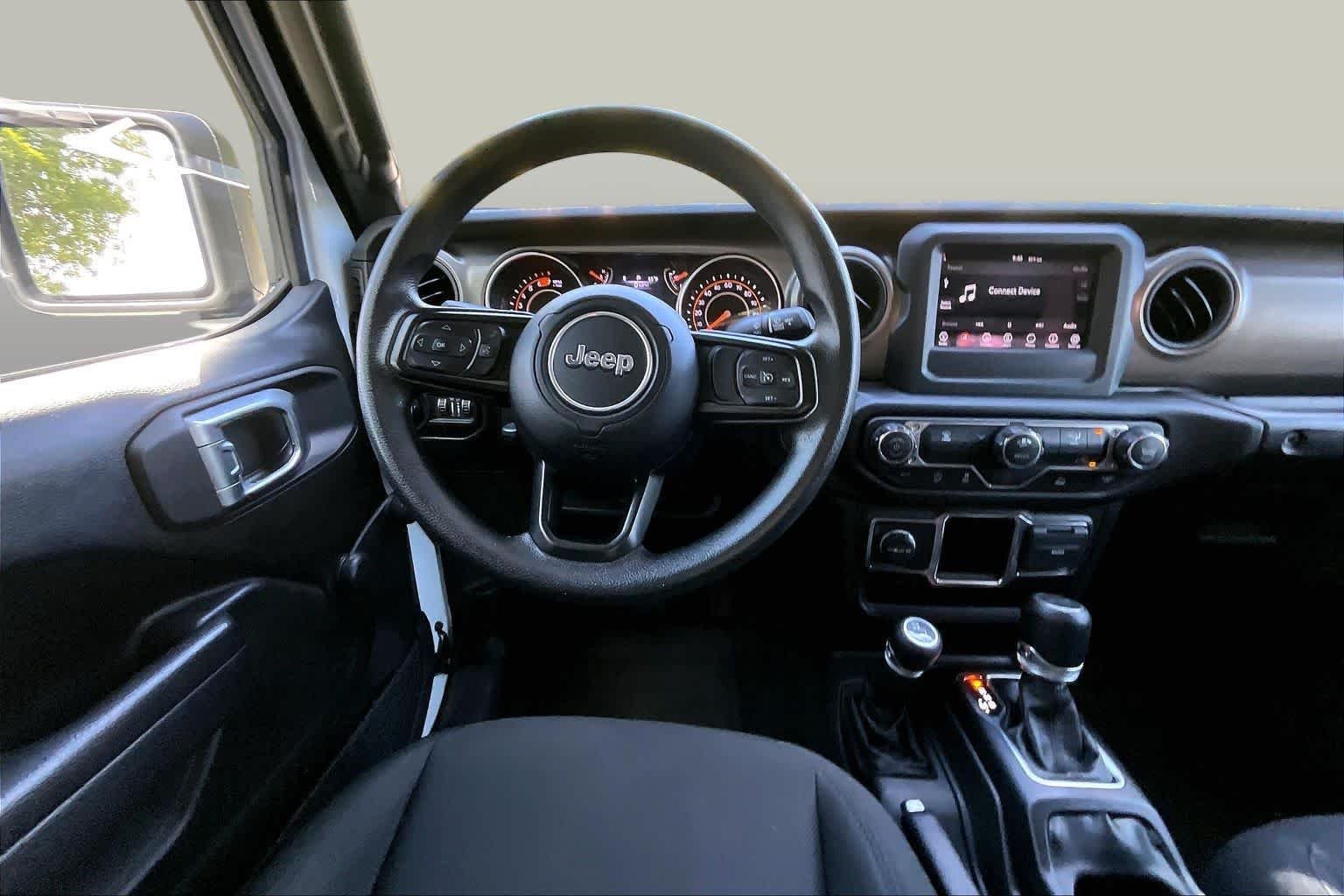 Used 2022 Bright White Clearcoat Jeep Sport image 6