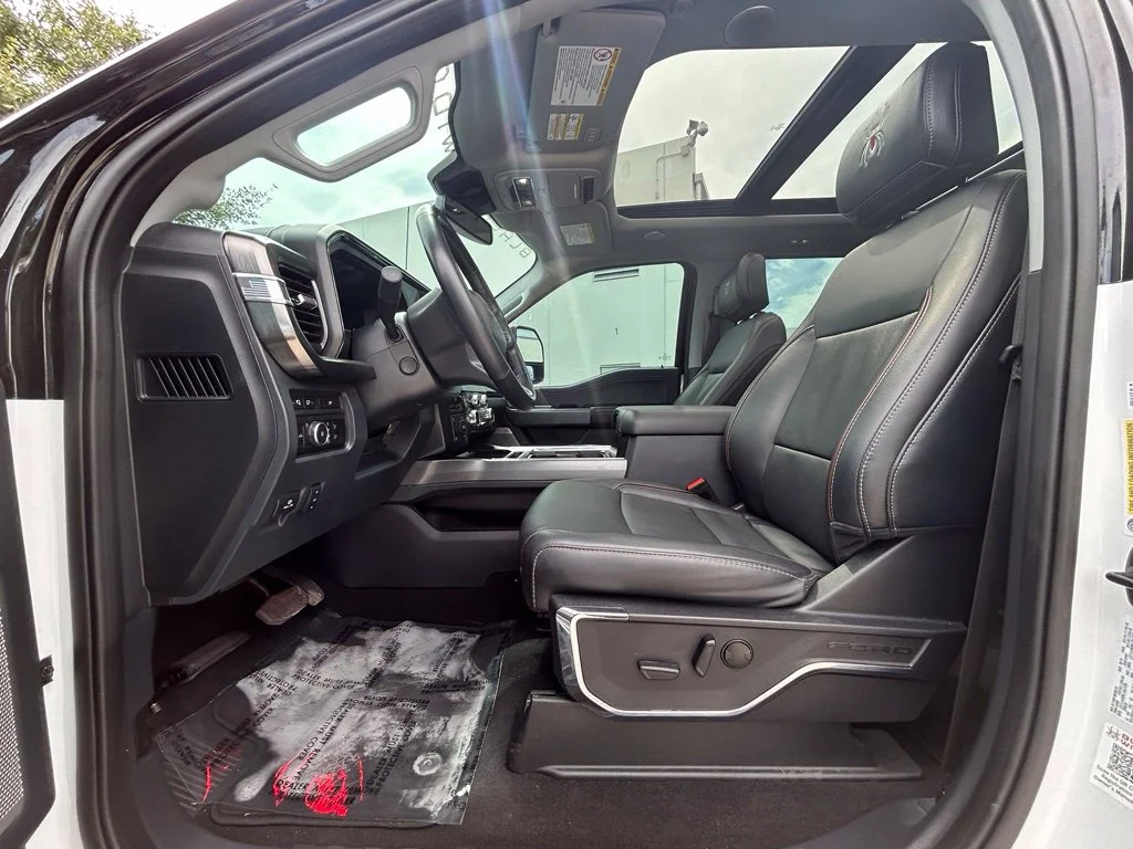Used 2024 Oxford White Ford LARIAT LIFTED BLACK WIDOW PKG image 10