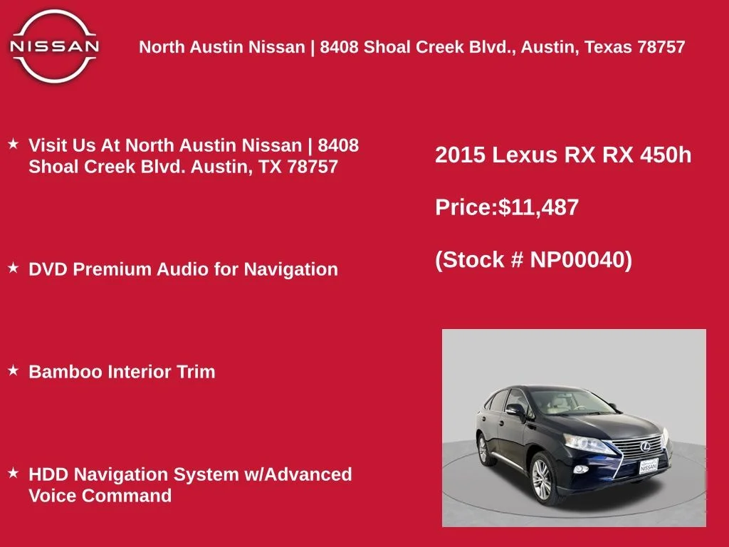 Used 2015 Black Lexus 450h image 22