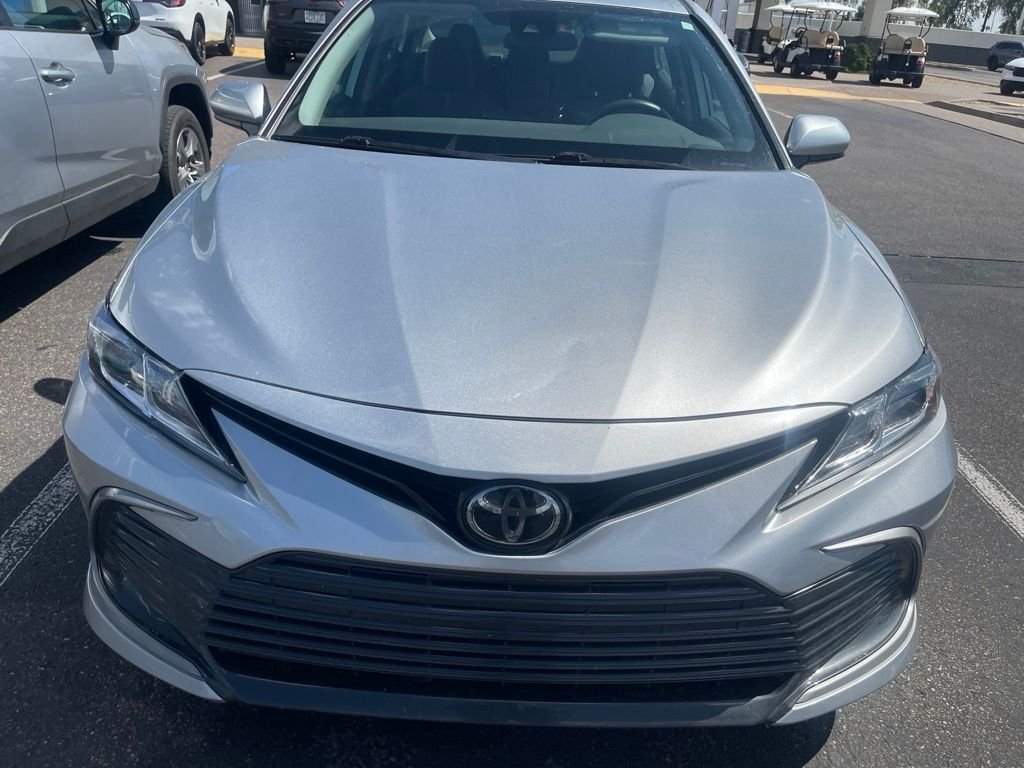 Used 2023 Celestial Silver Metallic Toyota LE image 2