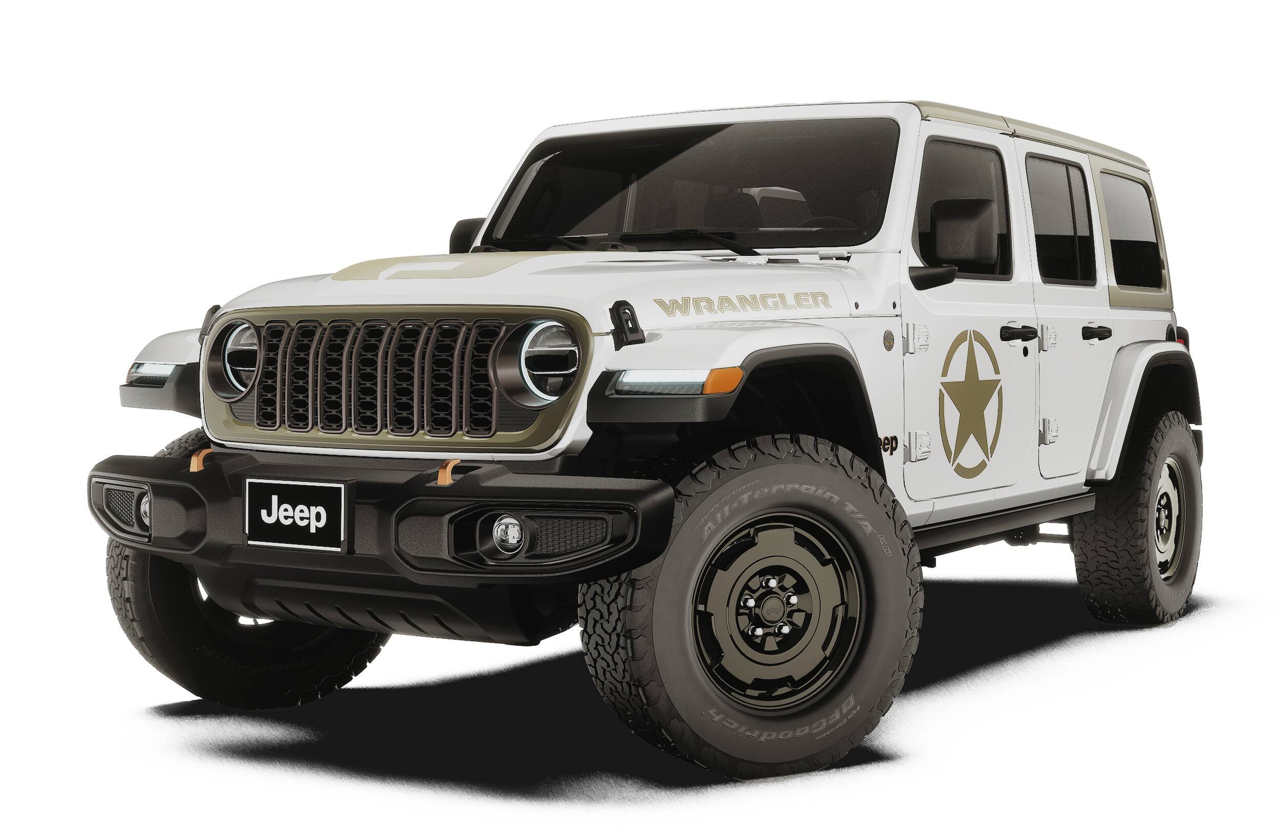 New 2027 Bright White Clear-Coat Exterior Paint Jeep Willys image 1