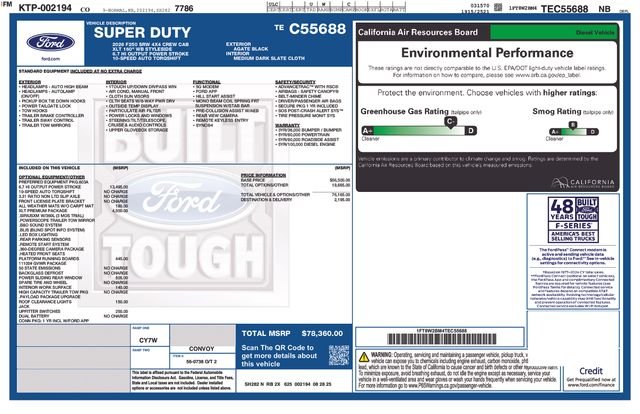 New 2026 Agate Black Metallic Ford F-250® XLT image 43