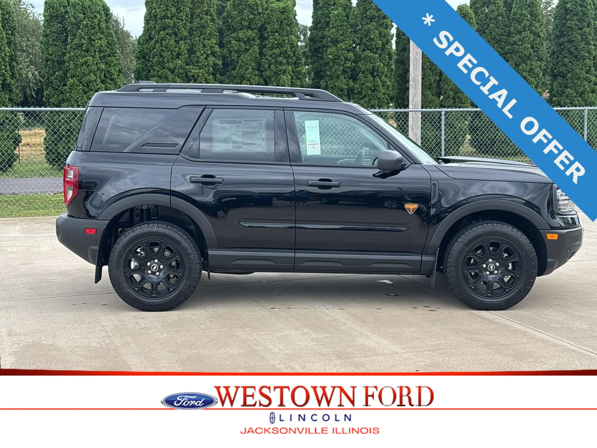 New 2026 Shadow Black Ford Badlands® image 1