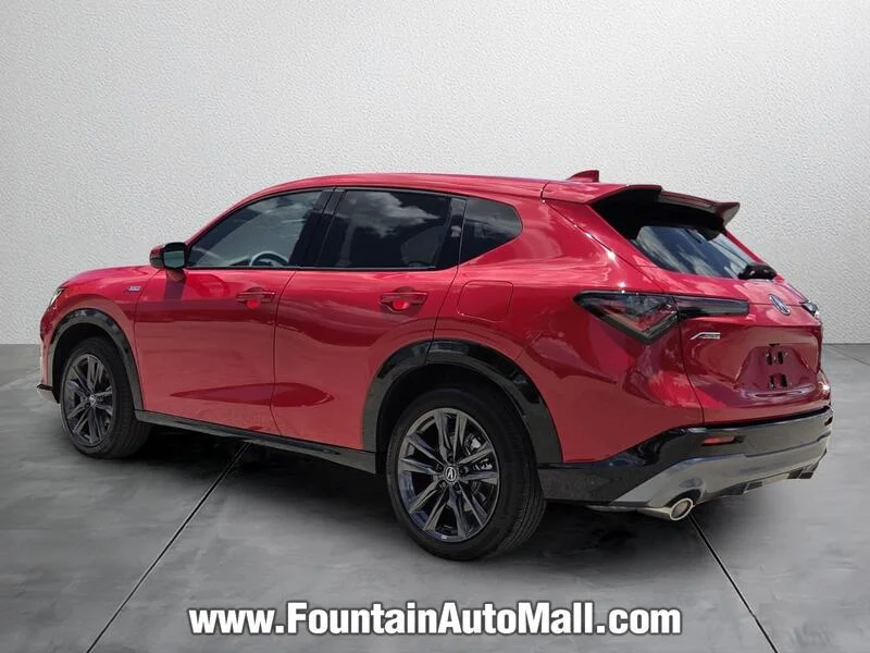 Used 2025 RED Acura AWD w/A-Spec Package image 3