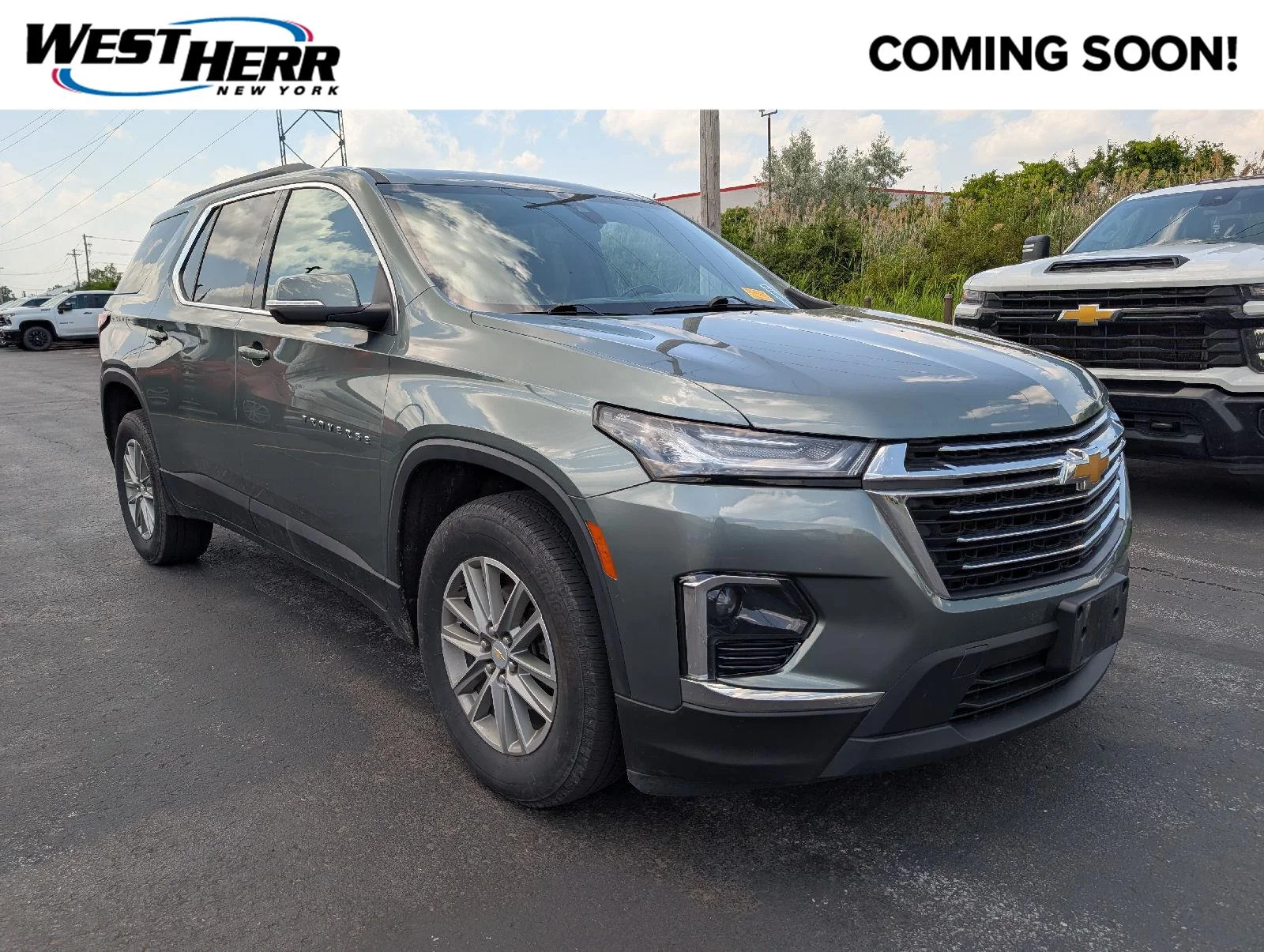 Used 2023 Silver Sage Metallic Chevrolet LT Cloth image 1