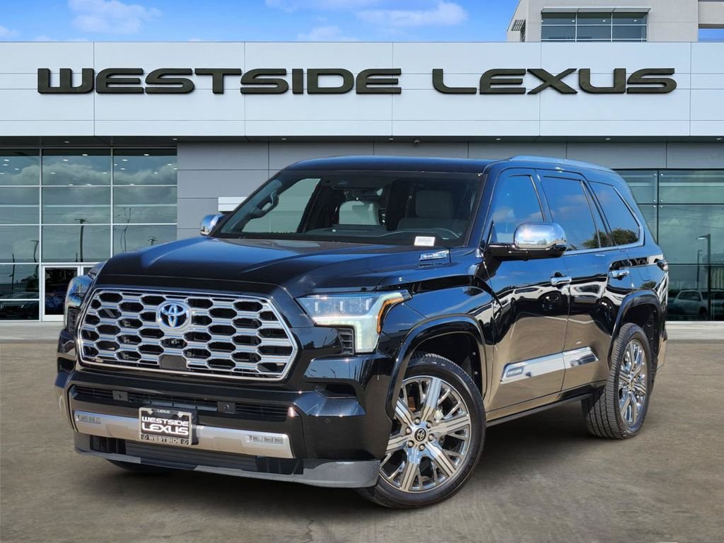 Used 2024 Midnight Black Metallic Toyota Capstone image 1